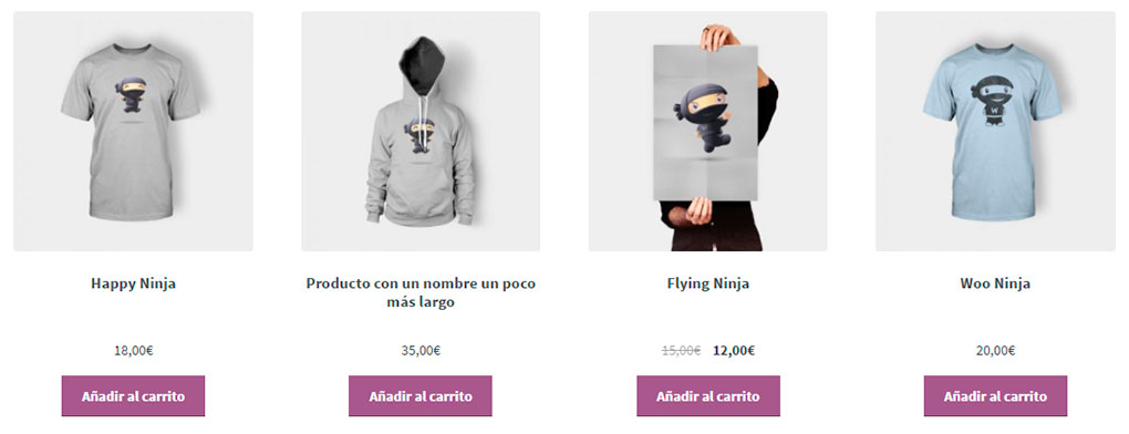 Botones de compra alineados