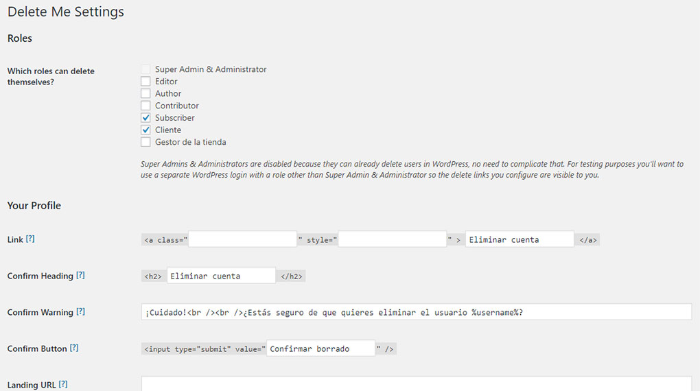Derecho al olvido en WordPress y WooCommerce