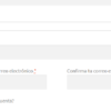 Campo de confirmación del email en el checkout
