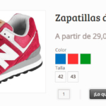 Producto variable WooCommerce