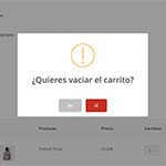 Vaciar el carrito de WooCommerce