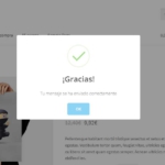 Mensaje de formulario enviado