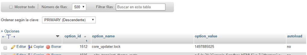 Opción core_updater.lock