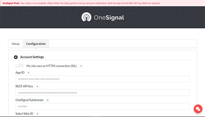 Opciones de notificaciones push con OneSignal